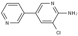 5-chloro-[3,3'-bipyridin]-6-amine 구조식 이미지