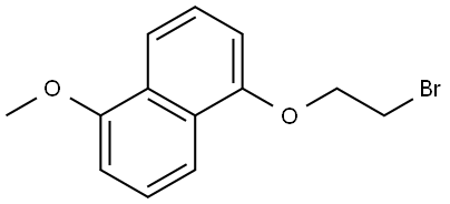 1-(2-Bromoethoxy)-5-methoxynaphthalene Structure