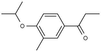 1-[3-Methyl-4-(1-methylethoxy)phenyl]-1-propanone Structure