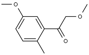 2-methoxy-1-(5-methoxy-2-methylphenyl)ethanone Structure