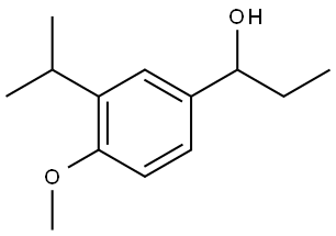 1-(3-isopropyl-4-methoxyphenyl)propan-1-ol Structure