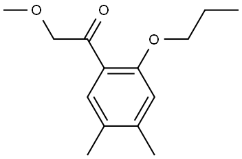 1-(4,5-Dimethyl-2-propoxyphenyl)-2-methoxyethanone Structure