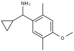 CYCLOPROPYL(4-METHOXY-2,5-DIMETHYLPHENYL)METHANAMINE 구조식 이미지