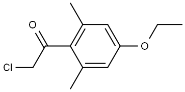 2-Chloro-1-(4-ethoxy-2,6-dimethylphenyl)ethanone Structure