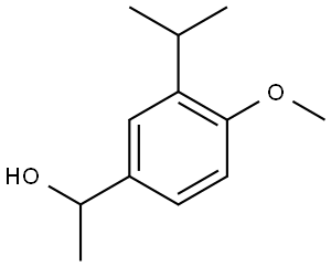 1-(3-isopropyl-4-methoxyphenyl)ethanol Structure