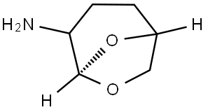 (5R)-6,8-Dioxabicyclo[3.2.1]octan-4-amine Structure