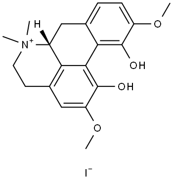 ent-Magnoflorine Iodide Structure