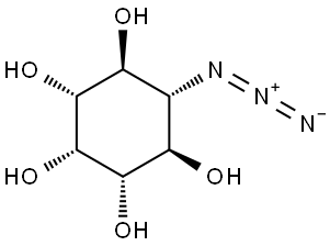 myo-Inositol, 5-azido-5-deoxy- Structure