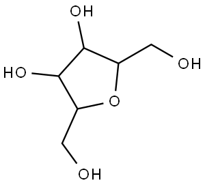 Hexitol, 2,5-anhydro- Structure