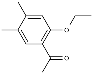 1-(2-Ethoxy-4,5-dimethylphenyl)ethanone Structure