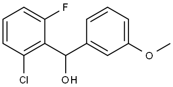 (2-chloro-6-fluorophenyl)(3-methoxyphenyl)methanol Structure