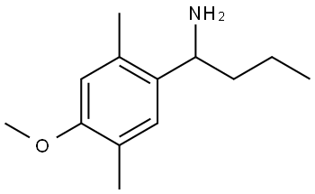 1-(4-METHOXY-2,5-DIMETHYLPHENYL)BUTAN-1-AMINE Structure