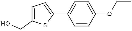 5-(4-Ethoxyphenyl)-2-thiophenemethanol Structure