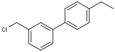 3-(chloromethyl)-4'-ethyl-1,1'-biphenyl Structure