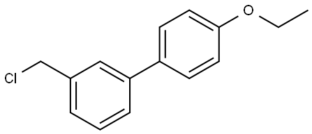 3-(chloromethyl)-4'-ethoxy-1,1'-biphenyl Structure