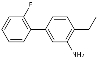 4-ethyl-2'-fluoro-[1,1'-biphenyl]-3-amine Structure