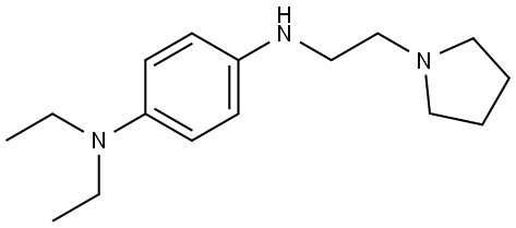 N1,N1-diethyl-N4-(2-(pyrrolidin-1-yl)ethyl)benzene-1,4-diamine Structure