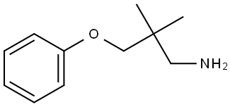 2,2-dimethyl-3-phenoxypropan-1-amine Structure