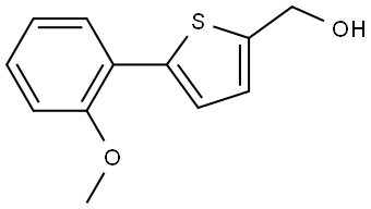 5-(2-Methoxyphenyl)-2-thiophenemethanol Structure