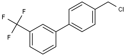 4'-(Chloromethyl)-3-(trifluoromethyl)-1,1'-biphenyl Structure