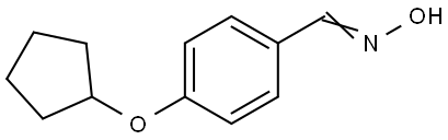 4-(Cyclopentyloxy)benzaldehyde oxime Structure