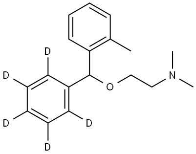 Orphenadrine D5 Structure