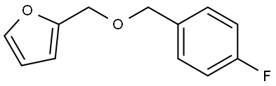 2-(((4-fluorobenzyl)oxy)methyl)furan Structure