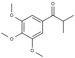 2-methyl-1-(3,4,5-trimethoxyphenyl)propan-1-one Structure