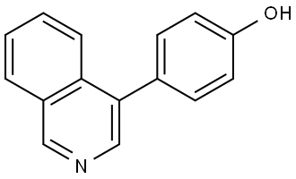 4-(4-Isoquinolinyl)phenol Structure