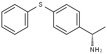 (1S)-1-[4-(PHENYLSULFANYL)PHENYL]ETHAN-1-AMINE Structure