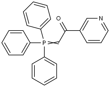 Ethanone, 1-(3-pyridinyl)-2-(triphenylphosphoranylidene)- Structure