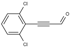 3-(2,6-Dichlorophenyl)-2-propynal Structure