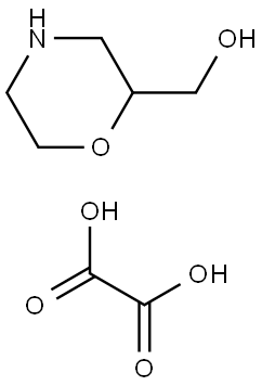 1,4-oxazinan-2-ylmethanol ethanedioic acid Structure