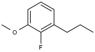 2-fluoro-1-methoxy-3-propylbenzene Structure