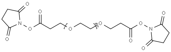 Bis-PEG11-NHS ester Structure