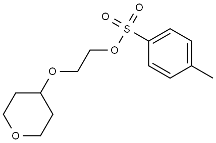 2-((tetrahydro-2H-pyran-4-yl)oxy)ethyl 4-methylbenzenesulfonate Structure