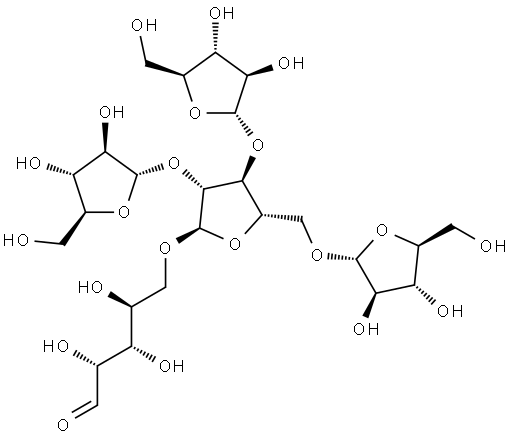 22,32-di-a-L-arabinofuranosyl-(1,5) Structure