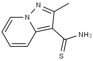 Pyrazolo[1,5-a]pyridine-3-carbothioamide, 2-methyl- Structure