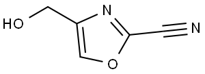 4-(Hydroxymethyl)oxazole-2-carbonitrile Structure