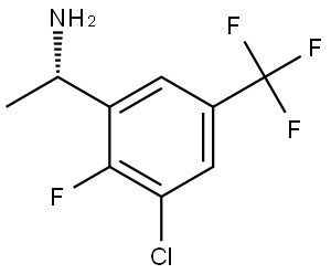 (1S)-1-[3-CHLORO-2-FLUORO-5-(TRIFLUOROMETHYL)PHENYL]ETHAN-1-AMINE Structure