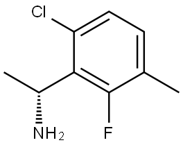 (αR)-6-Chloro-2-fluoro-α,3-dimethylbenzenemethanamine Structure