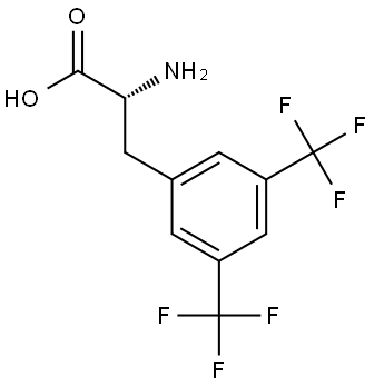 (2R)-2-AMINO-3-[3,5-BIS(TRIFLUOROMETHYL)PHENYL]PROPANOIC ACID Structure