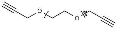 Alkyne-PEGn-Alkyne 2K, 5K, 10K, 20K 구조식 이미지