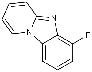 6-Fluoropyrido[1,2-a]benzimidazole Structure