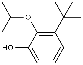 3-(tert-butyl)-2-isopropoxyphenol Structure