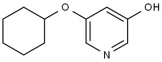 5-(Cyclohexyloxy)-3-pyridinol Structure