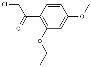 2-Chloro-1-(2-ethoxy-4-methoxyphenyl)ethanone Structure