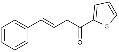 (E)-4-phenyl-1-(thiophen-2-yl)but-3-en-1-one Structure