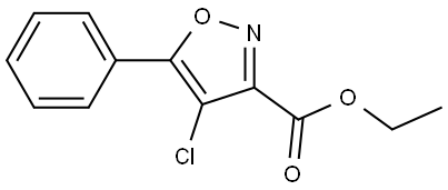 ethyl 4-chloro-5-phenyl-1,2-oxazole-3-carboxylate Structure