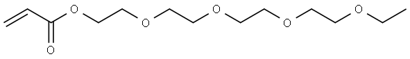 2-Propenoic acid, 3,6,9,12-tetraoxatetradec-1-yl ester Structure
